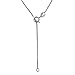 Sterling Silver with 14kt Yellow Gold Plated Accents 3 Plumeria Maile Vertical Bar Pendant Necklace, 16+2