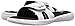 Under Armour Women's Ignite VII Slide, White (100)/Black, 6