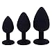 3Pcs Anále plùg Silicone Small Middle Big Anále Toy Crystal Jewelry B-útt plùg UniSexxc Adult Game Sexxc Toys,Purple QPXN SHIRTthumb 4