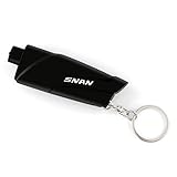 SNAN Mini Safety Hammer Car Emergency Tool, Window Breaker and Seat Belt Cutter (Black)