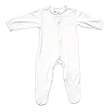 KYTE BABY Solid Footies (18-24 Months, Cloud)