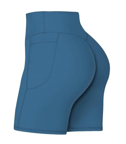 Sunzel Women's Waisted Biker Shorts Pockets