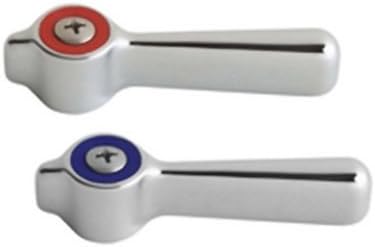 Chicago Faucets 369Prjkcp 2Pair 238Inch Metal Lever Handles Chrome