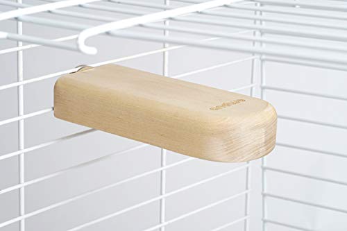 andwe Bird Perches Wooden Stand Platform Climbing Ledge for Parrot Parakeet Chinchilla - Pet Birds Cage Toys Small Animals Habitats Accessories