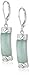 Sterling Silver Jade Dangle Earrings
