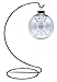 Creative Hobbies Clear Plastic Fillable Christmas Ornament Discs 100mm (3.94