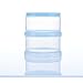SySrion Non-Spill Baby Milk Powder Dispenser/Storage Container,Blue (2pcs)