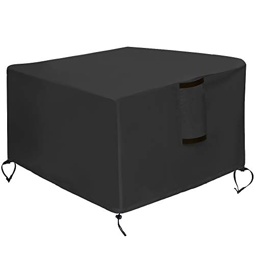 Kasla Fire Pit Cover Square 44″x44″ – Waterproof Heavy Duty Patio Firepit Tabl ...