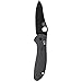 Benchmade - Griptilian 550-1 Knife, Sheepsfoot Blade, Plain Edge, Coated Finish, Gray