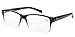 Eyekepper Vintage Reading Glasses for Men - 5 Pack Spring Hinges Classic Readers - Black-Clear Frame +2.50