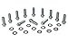 Moroso 38410 Intake Manifold Bolts - Pack of 16