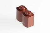 200x Lego Reddish Brown (Brown) 1x2 Palisade Bricks