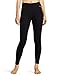 Duofold Women's Mid Weight Wicking Thermal Leggings, Black, Large