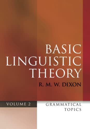 Amazon.com: Basic Linguistic Theory Volume 3: Further Grammatical