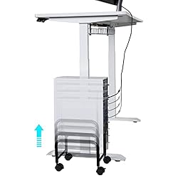Eureka Ergonomic Computer Cart Height Adjustable