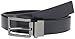 Calvin Klein Men's Reversible Belt with Rounded Square Point, Black/Brown, 38