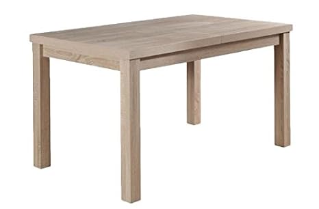 Esstisch ausziehbar 'Temerin' Farbe Sonoma-Eiche 32 (eckig) - Abmessungen: 140 - 220 x 80 cm (B x T)