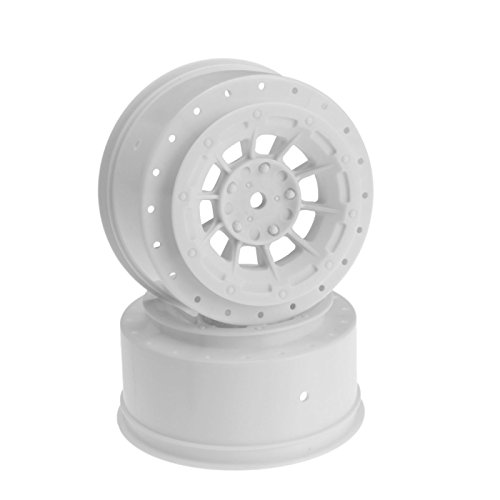J Concepts Hazard 3mm Wider Offset, 12mm Hex Wheel, White: SC10