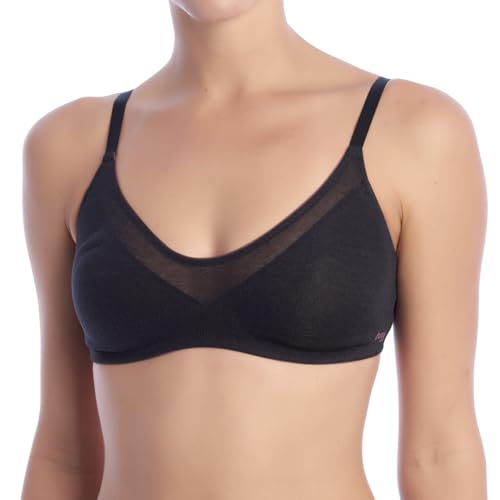 Sloggi Damen OXYGENE Infinite T-Shirt Bra Gepolsterter BH Black XS