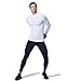 EXIO Mens Mock Compression Baselayer Top Cool Dry Long-Sleeve Shirt EX-T02