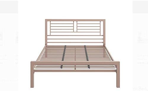 Your Zone Full Bed Metal Frame for Kids Bedroom, Teenager and Dorm