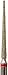 CROSSTECH Multi-Use Diamond Burs 859L/010F (1.0mm head size, 11.0mm head length), Friction Grip Shank, Fine Grit, Needles (Pack of 5)