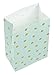 BLUE PANDA Mint Green Party Favor Bags For Kids Birthday, Baby Shower, Wedding (Gold Foil Dots, 24 Pack)