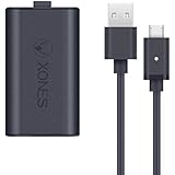 Xbox one Battery Pack, Honwally 1200mAh Rechargeable Lithium ion Battery, Play and Charge kit for Xbox one/Xbox Ones/Xbox X Wireless Controller Allow You Check The Battery Status