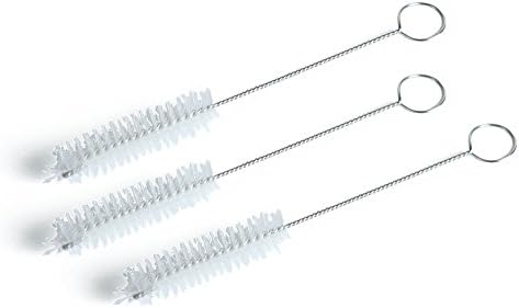 Three Pack - Bottle Brush for Cleaning Essential Oil Bottles Small Hoses Tubes and Pipes by Cold Ordnance