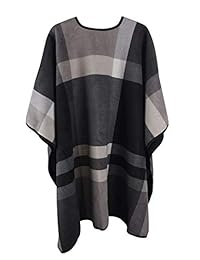 Chaquetas tipo poncho de invierno, VamJump, reversibles, sobredimensionadas, para mujeres.