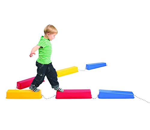 edx Education Step-a-Logs - Balance Beam for Kids - Indoor and Outdoor - Stackable - Build Coordination and Confidence - Physical and Imaginative Play (Renewed)