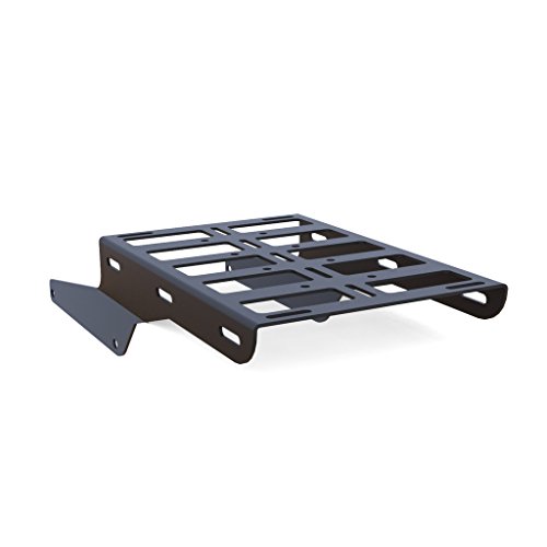Cargo Rack Luggage Carrier Utility Rear Tail Holder Black Powdercoat fits: 92-07 Yamaha XT225 - Immix Racing - 100-003-black - Thumbnail 2