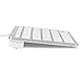 iKKEGOL USB Slim Mini Wired 78 Key Small Super Thin Compact Keyboard for Desktop Laptop PC Win 7 Mac (White)