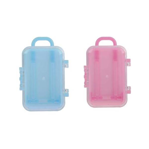 tiny plastic suitcase