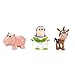 Toy Story Figures - Premium Birthday Supply Figurines - Pack of 12 ToyStory Cake Toppers - Mini Party Favors + Lotso Keychain Action Figures for Kids & Adults