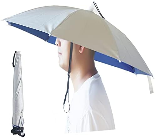 Umbrella Hat, Bocampty 25 inch Fishing Umbrella Hat Hands Free UV Protection Umbrella Cap Adjustable Headwear for Fishing Golf Camping Beach Gardening Sunshade Outdoor Umbrella Hat, Bocampty 25 inch Fishing Umbrella Hat Hands Free UV Protection Umbrella Cap Adjustable Headwear for Fishing Golf Camping Beach Gardening Sunshade Outdoor