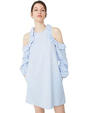Mango Women's Off-Shoulder Dress