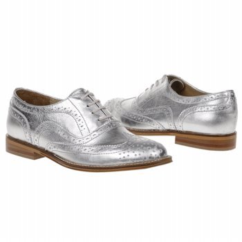 steve madden silver oxfords