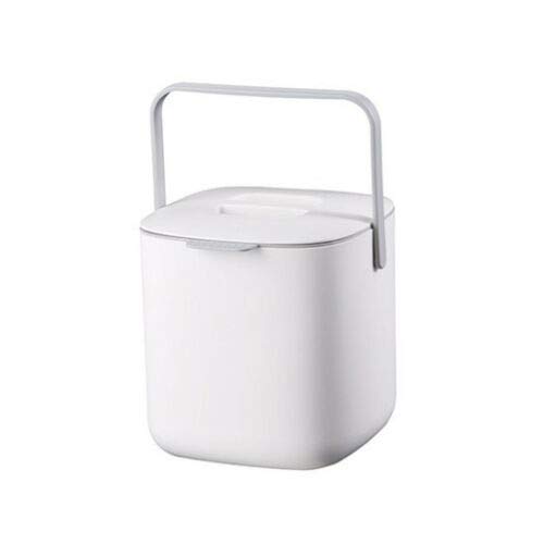 Litem Food Waste Basket Bin W/Handle 2.6L (Ivory) Pricepulse