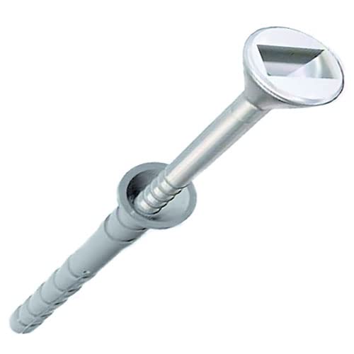 cozydiscount Triplex Striking Dowels – Ultra-Fast Installation with Only Drill Bit (75 Screws 5 x 30 mm)