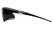Pyramex PMXTREME Eyewear Black Frame Indoor Outdoor Mirror Lens With Black Lanyard