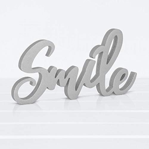 Declea Letras De Madera Smile Decorativas Home Letras Grandes Para