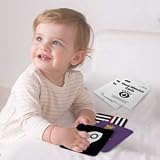 beiens Newborn Visual Stimulation Cards 160 Pages 0-36 Months Black White view 8