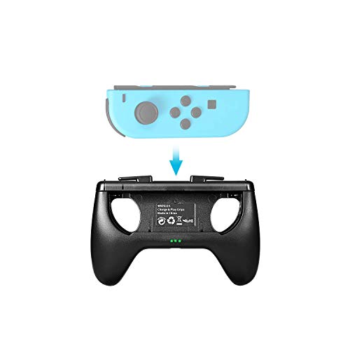 Grips for Nintendo Switch JoyCon,Joy Con Holder BuiltIn Rechargeable