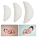 3 PCS Newborn Baby Photo Props, Professional Posing Crescent Pillow Photography Shoot Positioner Set White