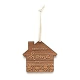 Home Sweet Home Est. 2019 - New Home Laser Cut Wood Ornament (Christmas/Holiday/Housewarming/Keepsake Gift)