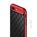 Caseology Parallax for Apple iPhone 8 Plus Case (2017) / for iPhone 7 Plus Case (2016) - Award Winning Design - Black/Red