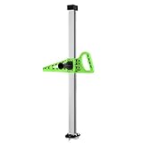 KKmoon Manual High Accuracy Portable Gypsum Board Cutter Hand Push Drywall Cutting Artifact Tool with Double Blade and 4 Bearings 20-600mm Cutting Range,Green