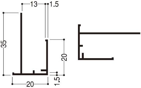 Amazon フクビ化学 F見切 S 12n号 長さ2m 白 1箱50本価格 S12n 継手