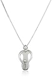 Loving Family Sterling Mother Child Pendant, 1 Child